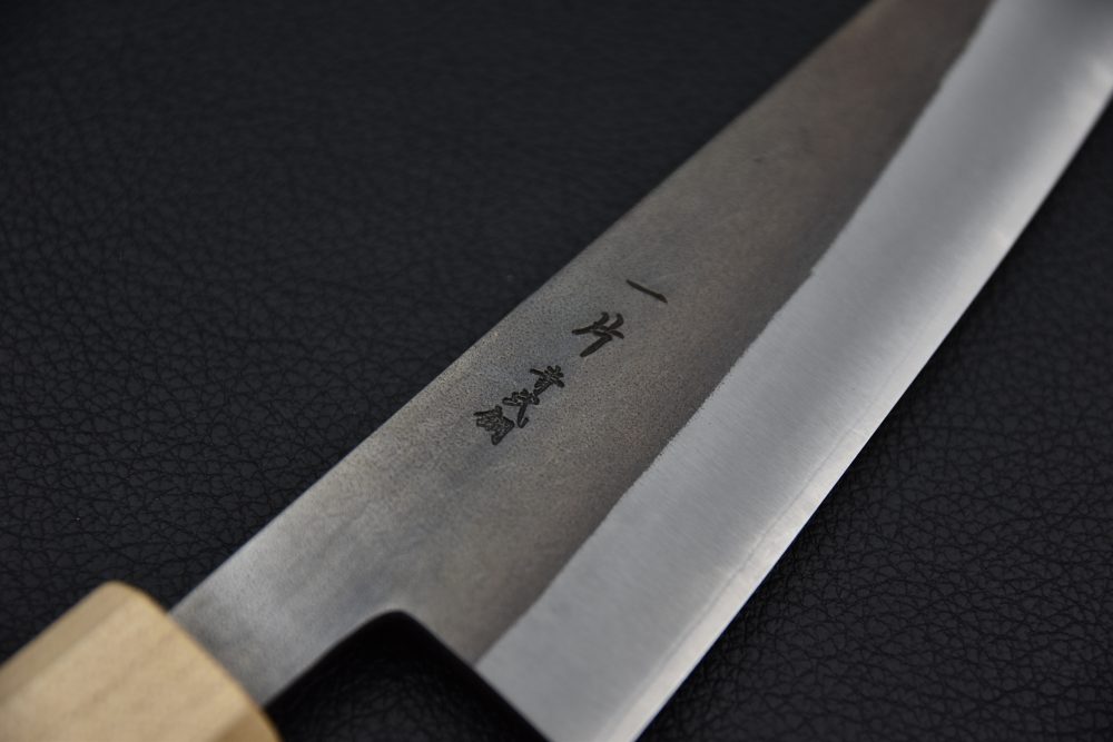 Hitohira TD Aogami #2 Kurouchi Honesuki Kaku 150mm Noyer