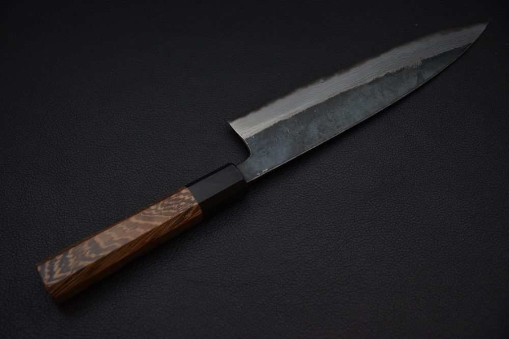 Hatsukokoro Kumokage Aogami #2 Damascus Kurouchi Gyuto 210mm Tagayasan