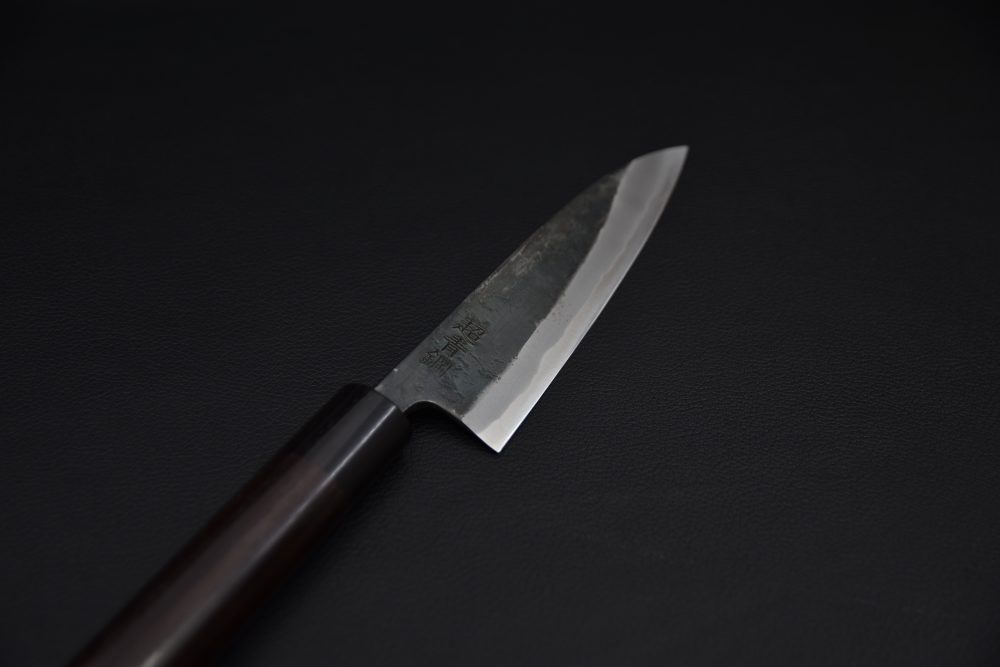Motokyuuichi Aogami Super Kurouchi Petty 135mm Rosewood