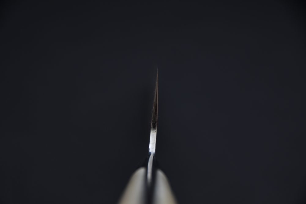 Takeshi Saji R2 Damascus Santoku 180mm Corne De Cerf