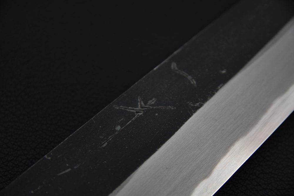 Hitohira Togashi Shirogami #2 Kurouchi Sujihiki 270mm Tagayasan