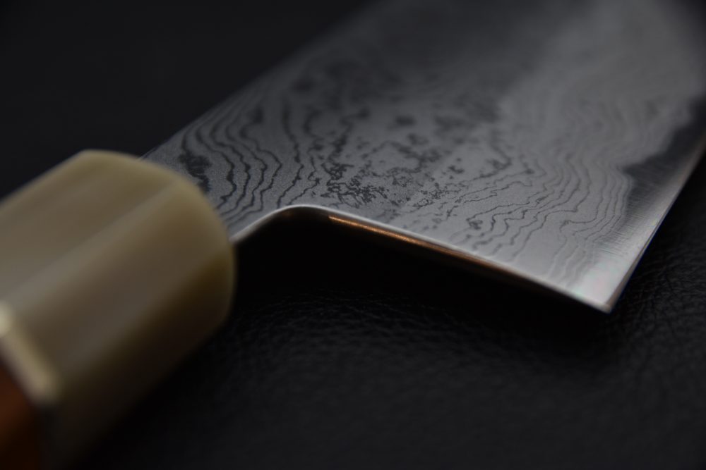 Yoshikazu Tanaka Shirogami #1 Damascus Gyuto 240mm Red Sandalwood