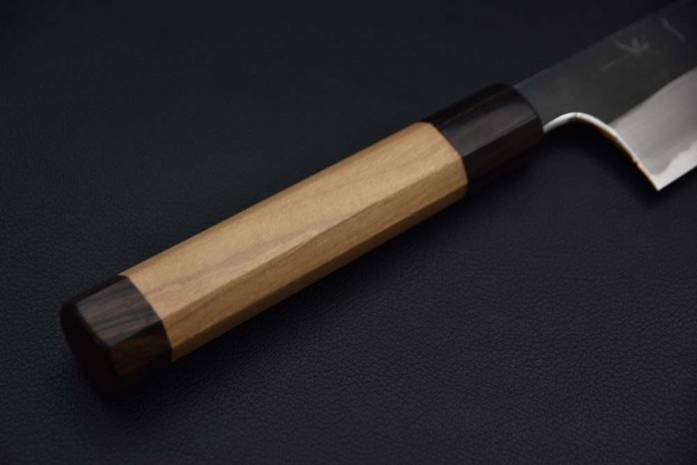 Hitohira Togashi Aogami #2 Kurouchi Kiritsuke Gyuto 210mm Cherry