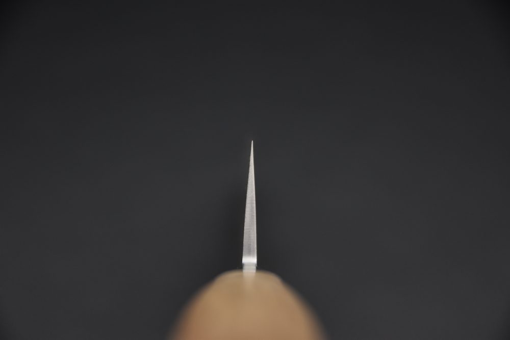 Hitohira TD Aogami #2 Stainless Clad Nashiji Yo Santoku 170mm Noyer