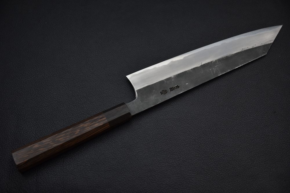 Hitohira Togashi Shirogami #2 Kurouchi Kiritsuke Gyuto 240mm Tagayasan
