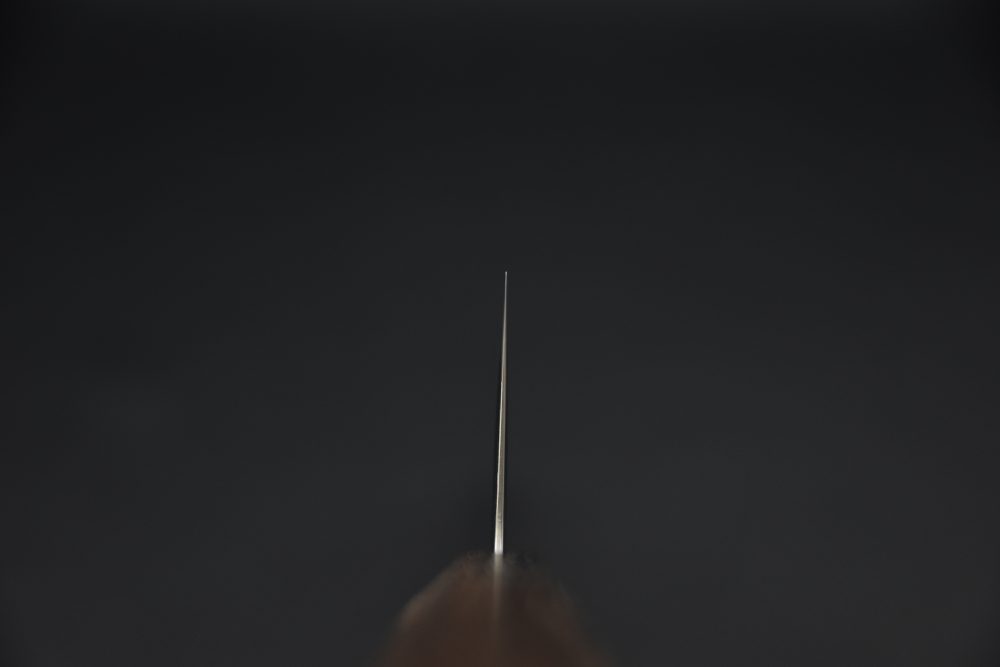 Hitohira Futana Nickel Damascus Gyuto 210mm Tagayasan