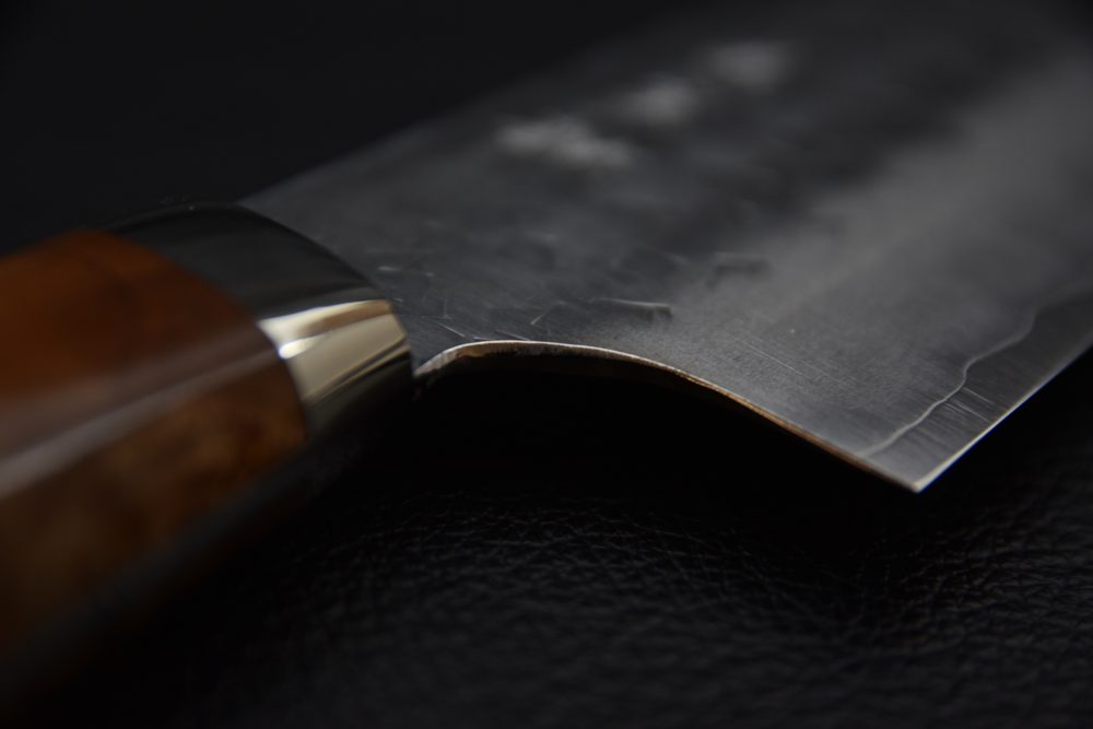 Yoshimi Kato SG2 Tsuchime Bunka 180mm Loupe D'érable