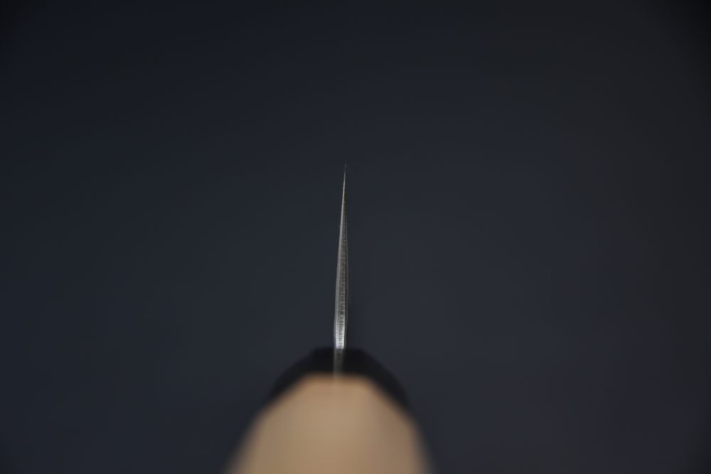 Hitohira Futana Stainless Tsuchime Damascus Gyuto 180mm Cerisier