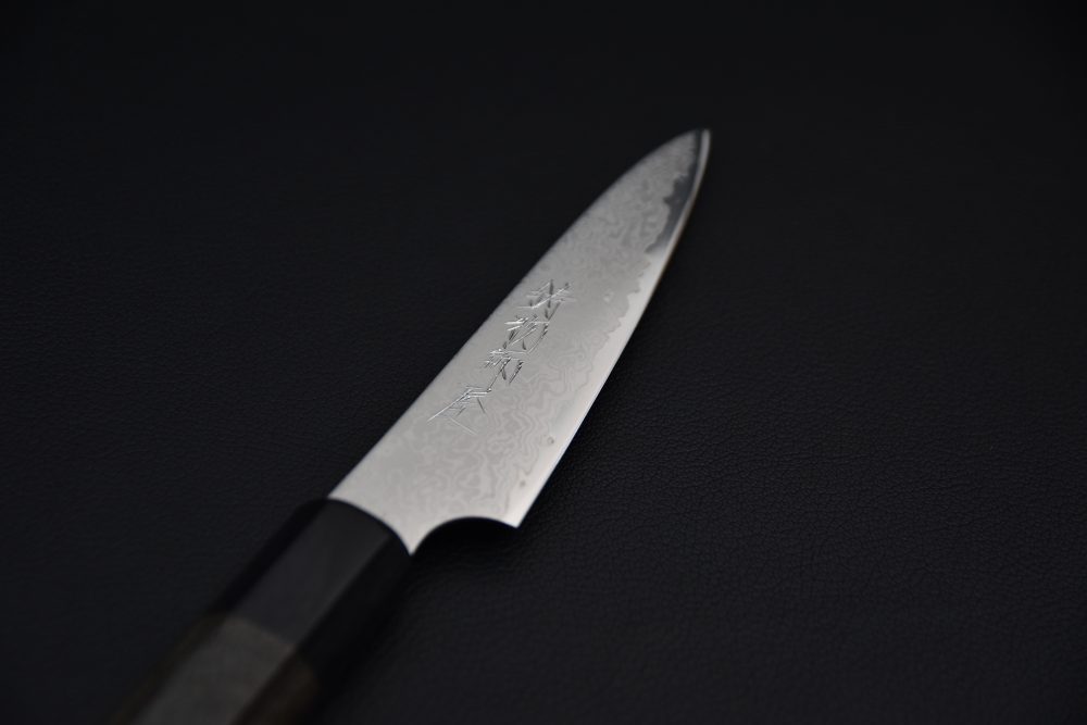 Hitohira Imojiya TH Damascus Petty 120mm Pakka