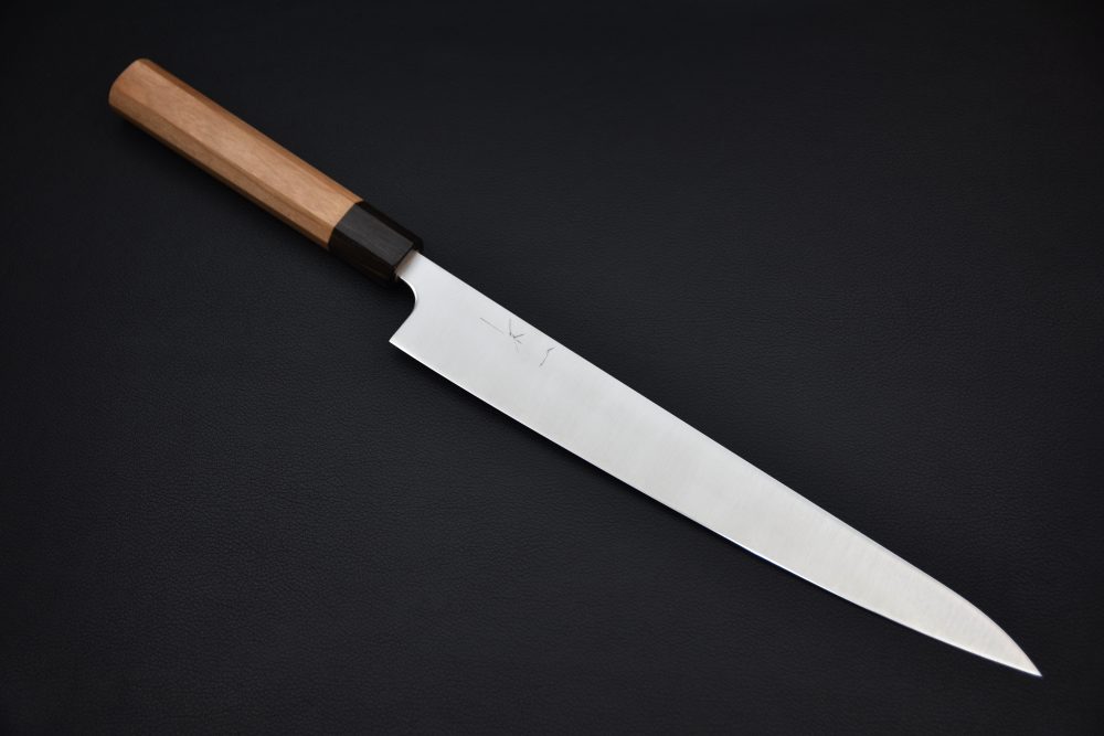 Hitohira Futana SB Migaki Sujihiki 270mm Cerisier