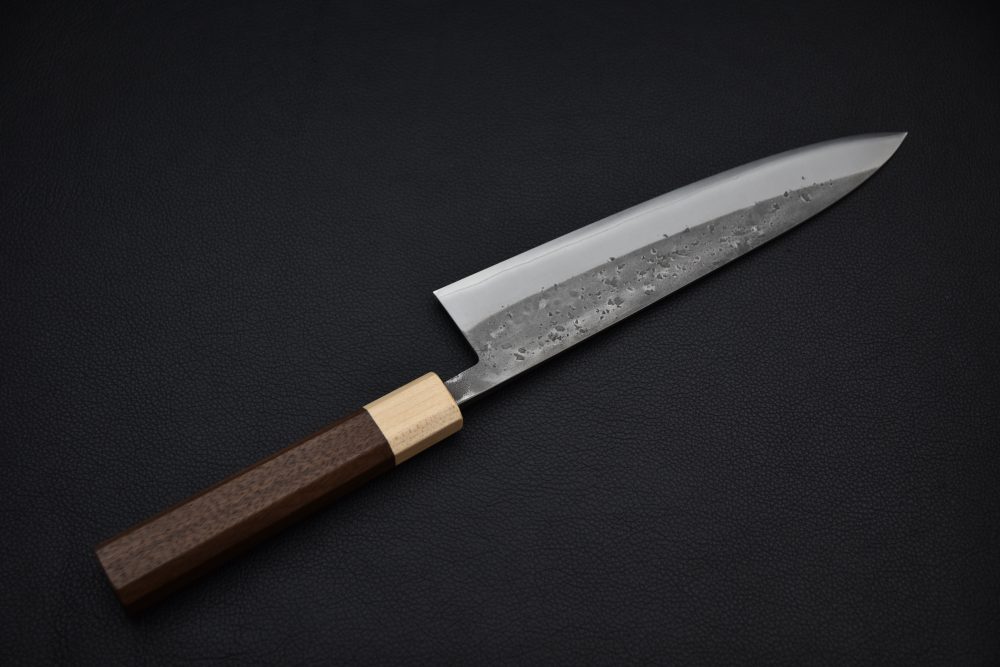 Hitohira TD SLD Nashiji Gyuto 210mm Walnut