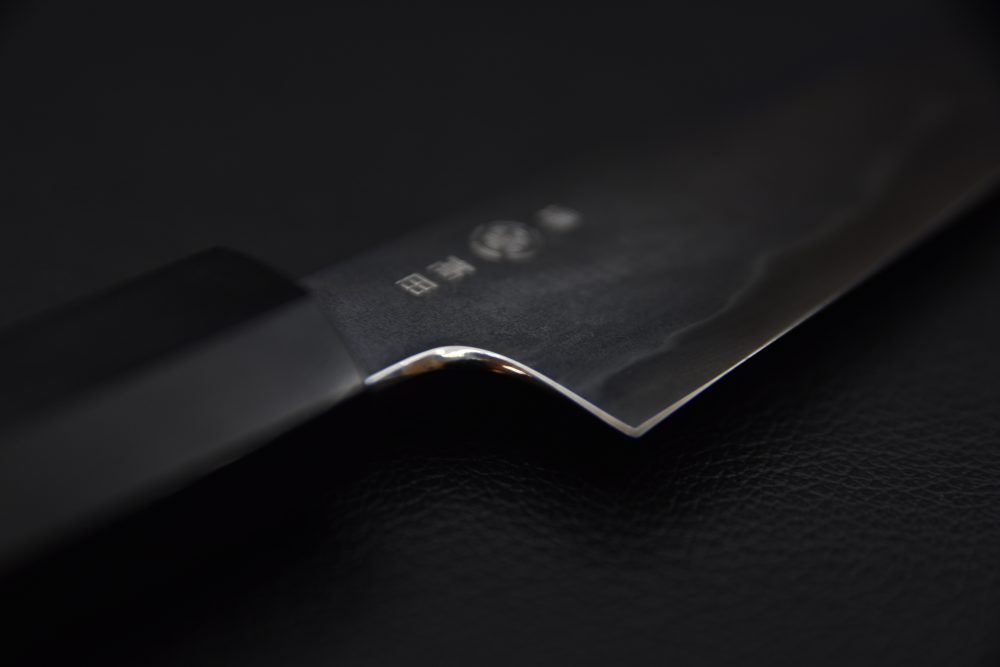 Takada no Hamono Shirogami #2 Suiboku Petty 135mm Ho Wood