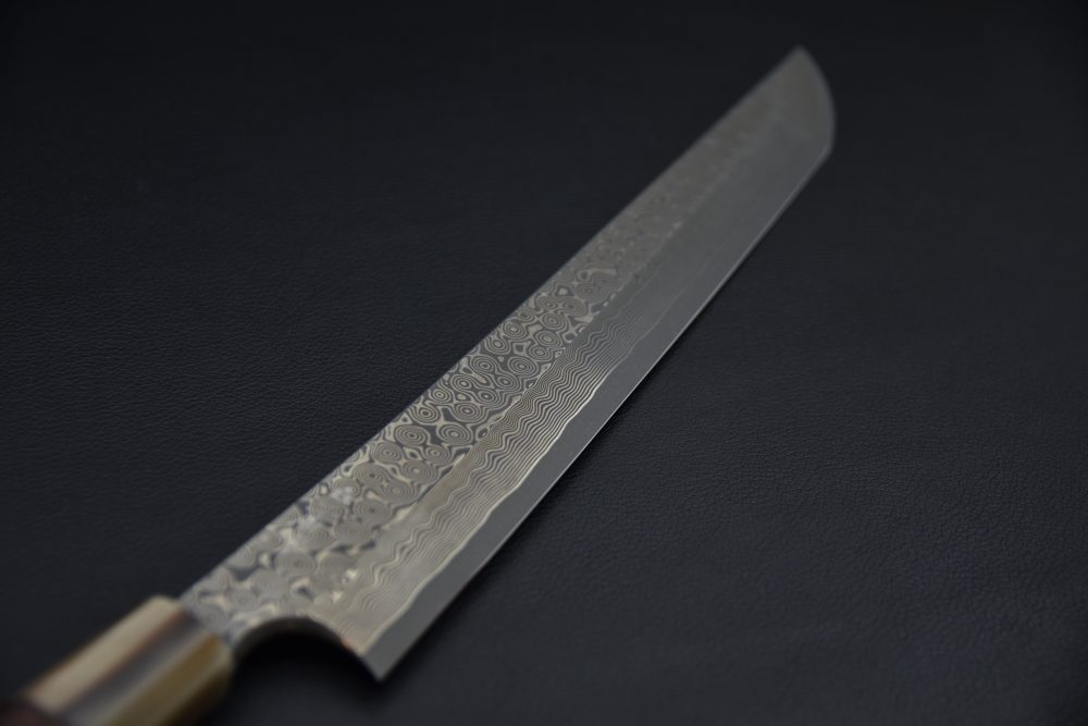 Nigara Hamono Anmon kuzome Ginsan Sakimaru 300mm Snakewood