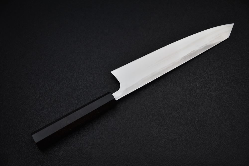 Yoshihiro Yauji Aogami #2 Migaki Kiritsuke 240mm Ébène