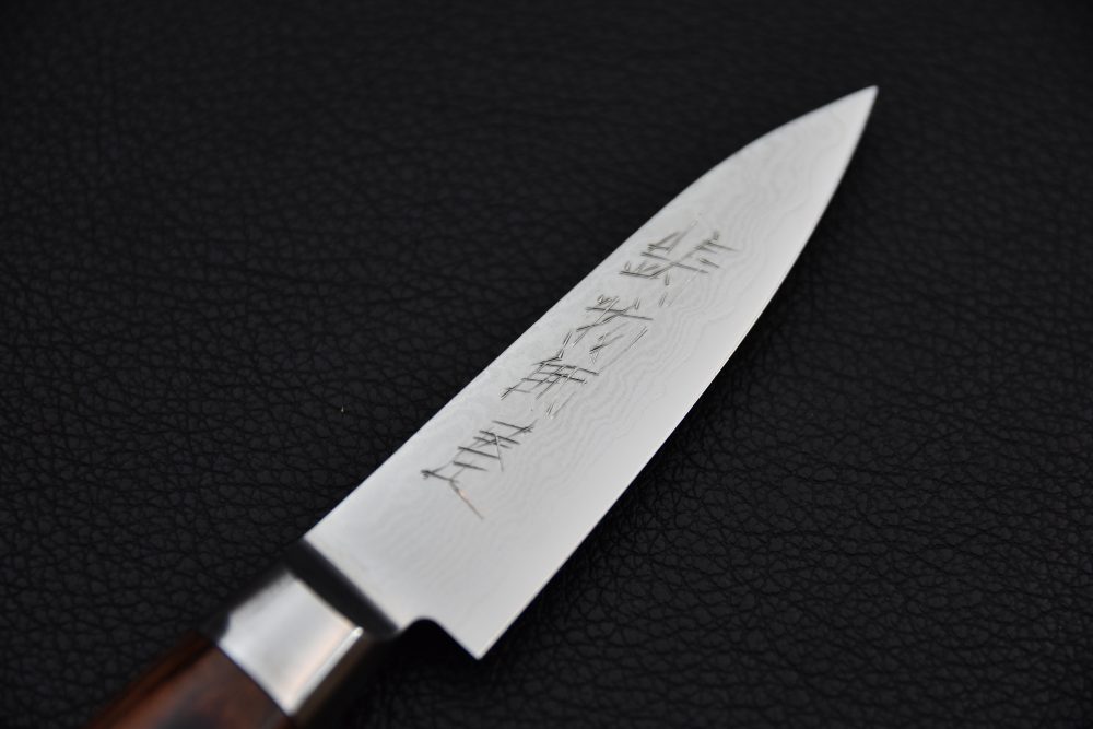 Hitohira Imojiya ST Damascus Office 80mm Imitation d'acajou