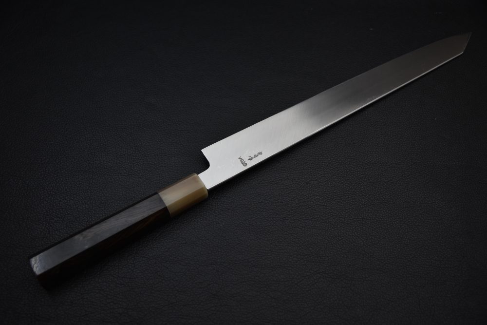 Nakagawa X Hatsukokoro Miroir VG10 Kiritsuke Yanagiba 300mm Ébène