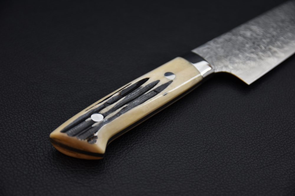 Takeshi Saji R2 Damascus Gyuto 210mm Corne De Cerf