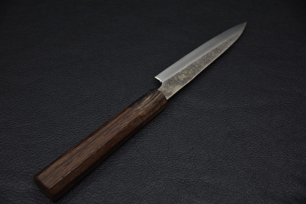 Hitohira Kikuchiyo Rikichi Silver #3 Kurouchi Petty 120mm Tagayasan