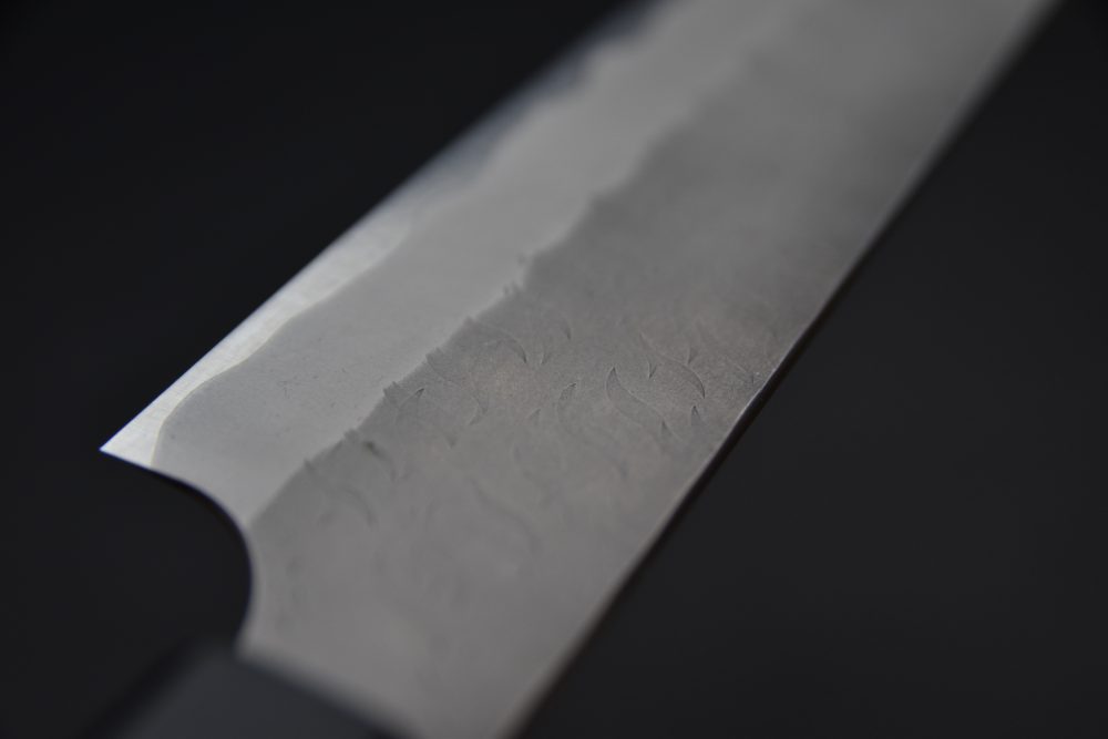 Nigara Hamono Aogami Super Migaki Tsuchime Kiritsuke Sujihiki 255mm Tagayasan