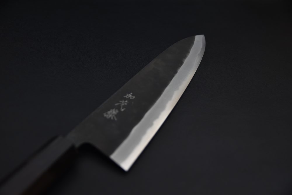Shiro Kamo Aogami Super Kurouchi Gyuto 240mm Ébène