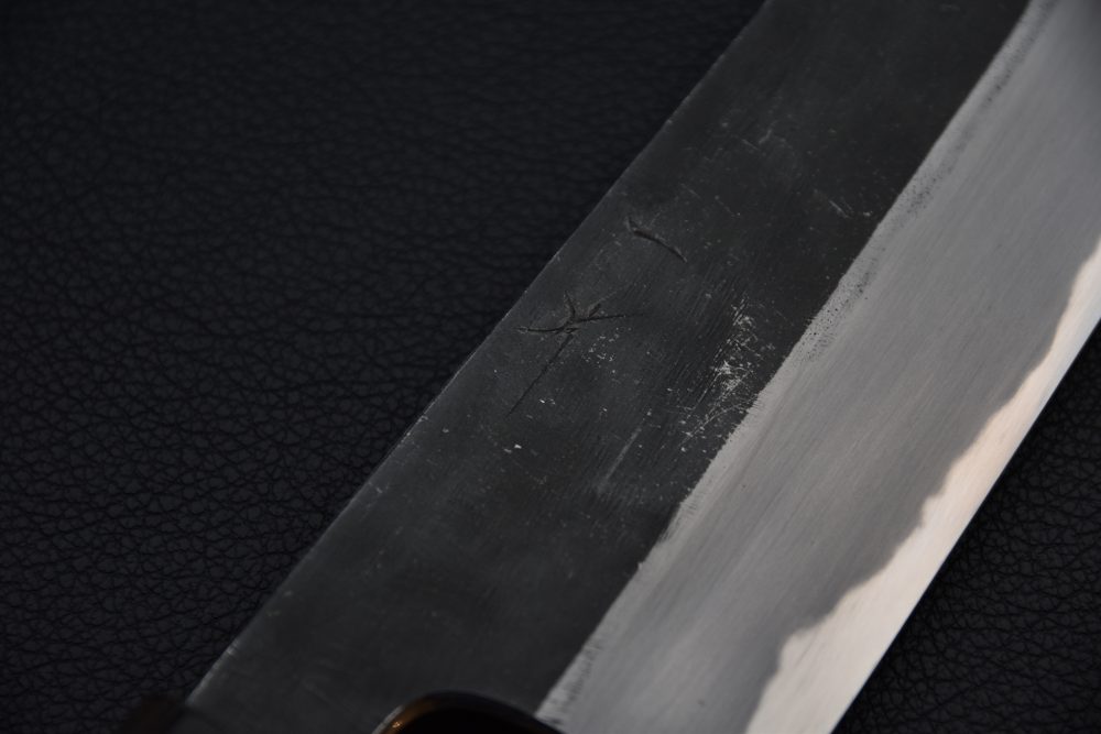 Hitohira Togashi Shirogami #2 Kurouchi Kiritsuke Gyuto 240mm Tagayasan