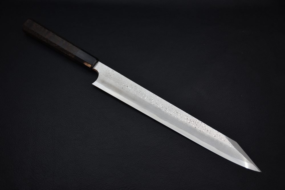 Nigara Hamono Anmon Ginsan Kiritsuke Yanagiba 300mm Miroir Tagayasan