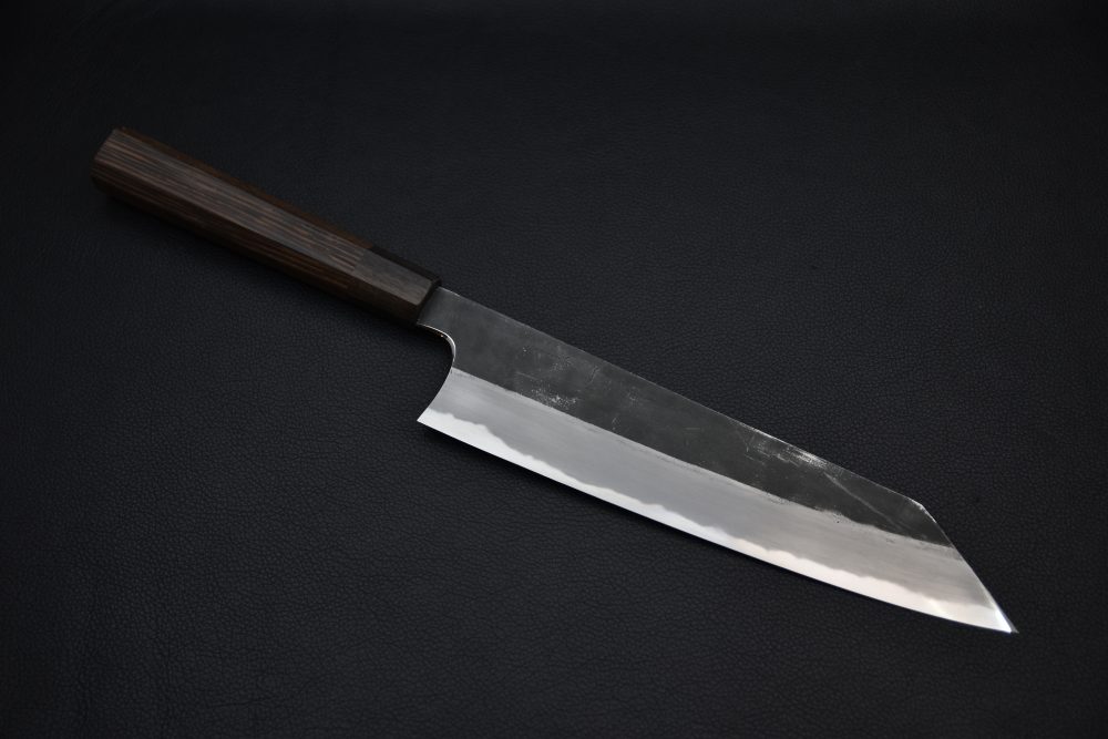 Hitohira Togashi Shirogami #2 Kurouchi Kiritsuke Gyuto 240mm Tagayasan