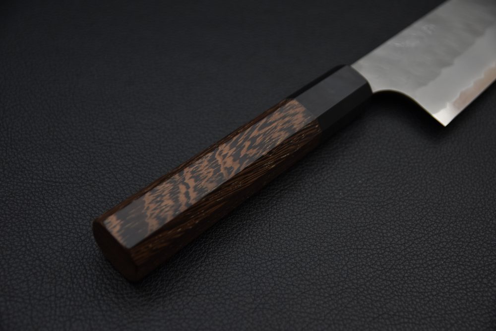 Nigara Hamono Aogami Super Migaki Tsuchime Kiritsuke Gyuto 210mm Tagayasan