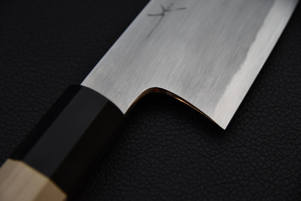 Hitohira Gorobei Rikichi Shirogami #2 Kasumi Gyuto 210mm Ho