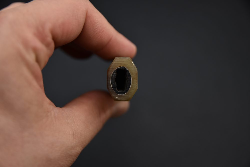 Manche de Taihei Ébène de Makassar Octagonal