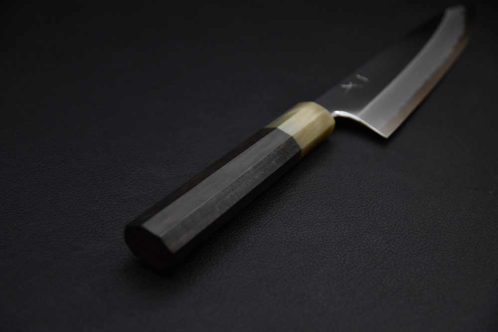 Hitohira Tanaka Kyuzo Aogami #1 Migaki Gyuto 210mm Taihei Ébène
