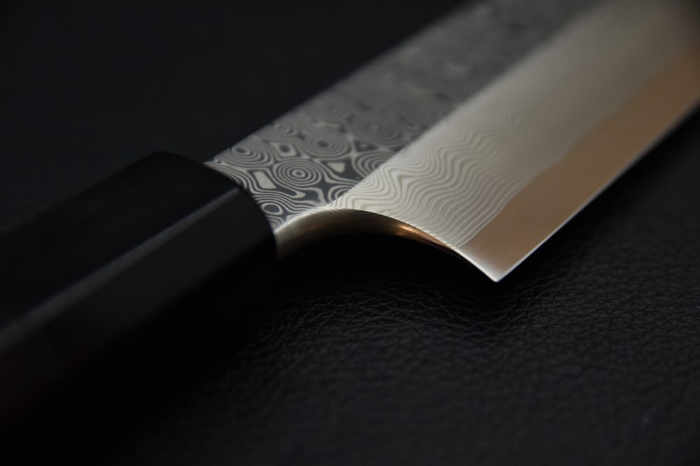 Nigara Hamono Anmon Ginsan Yanagiba 270mm Miroir Ébène