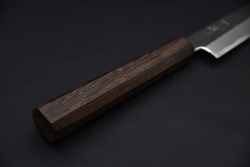 Hitohira Togashi Shirogami #2 Kurouchi Petty 165mm Tagayasan