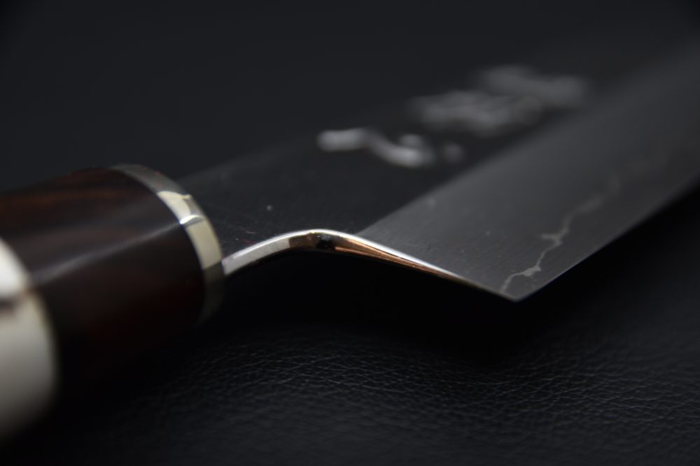 Nakagawa Uchi Hamono Ginsan Migaki Gyuto 170mm Stag Horn