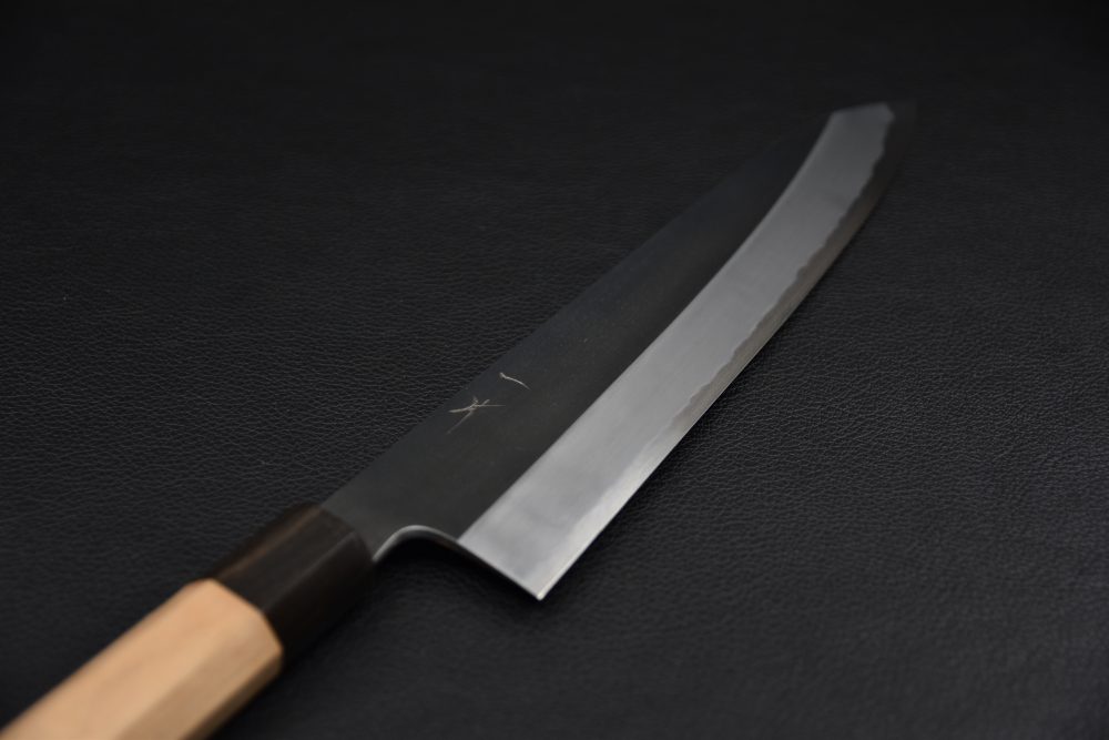 Hitohira Kikuchiyo Kyuzo Shirogami #2 Kurouchi Gyuto 240mm Cerisier