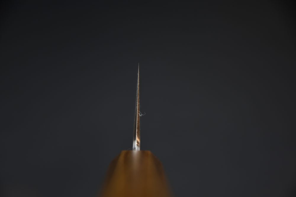 Hado Junpaku Shirogami #1 Stainless Clad Gyuto 240mm Chêne Laqué