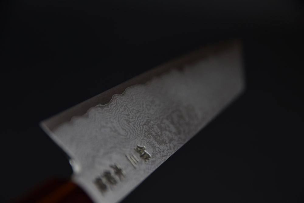 Hado Ginsan Damascus Kiritsuke Petty 150mm Kijiro Laqué