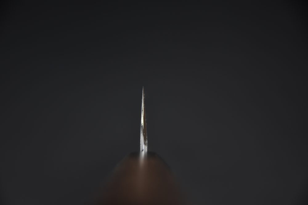 Hitohira Togashi Shirogami #2 Kurouchi Sujihiki 270mm Tagayasan