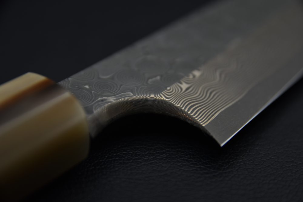 Nigara Hamono Anmon kuzome Ginsan Sakimaru 300mm Snakewood