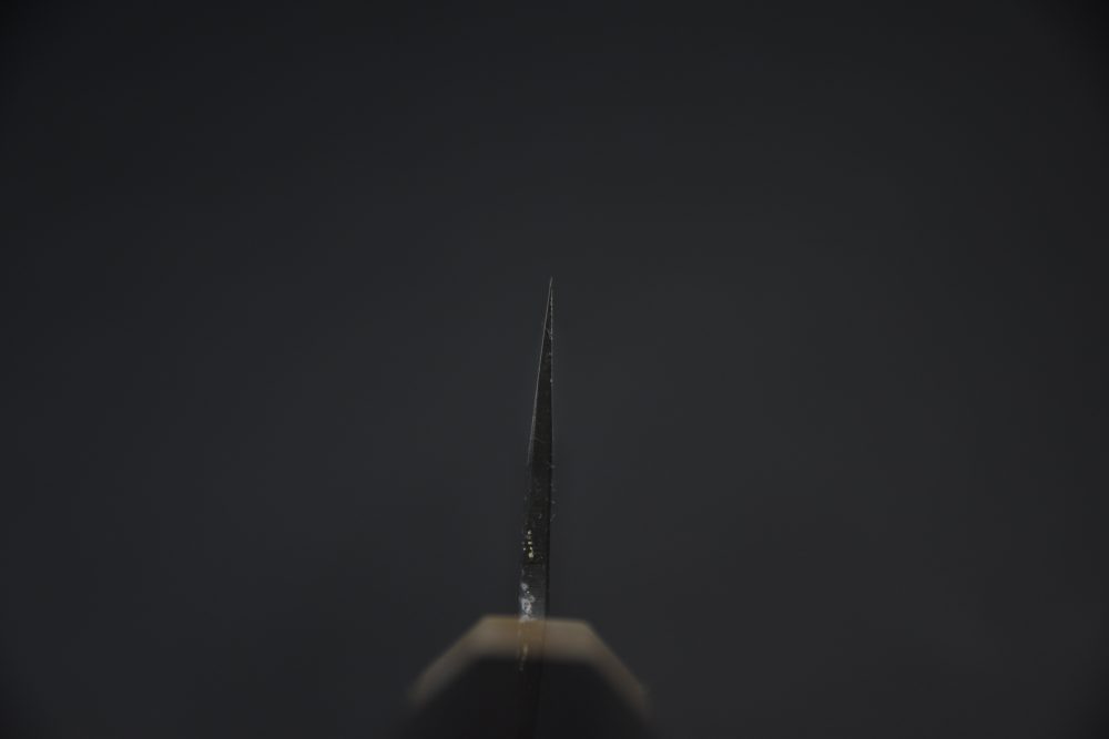 Shiro Kamo Aogami Super Kurouchi Kiritsuke Gyuto 210mm Ébène