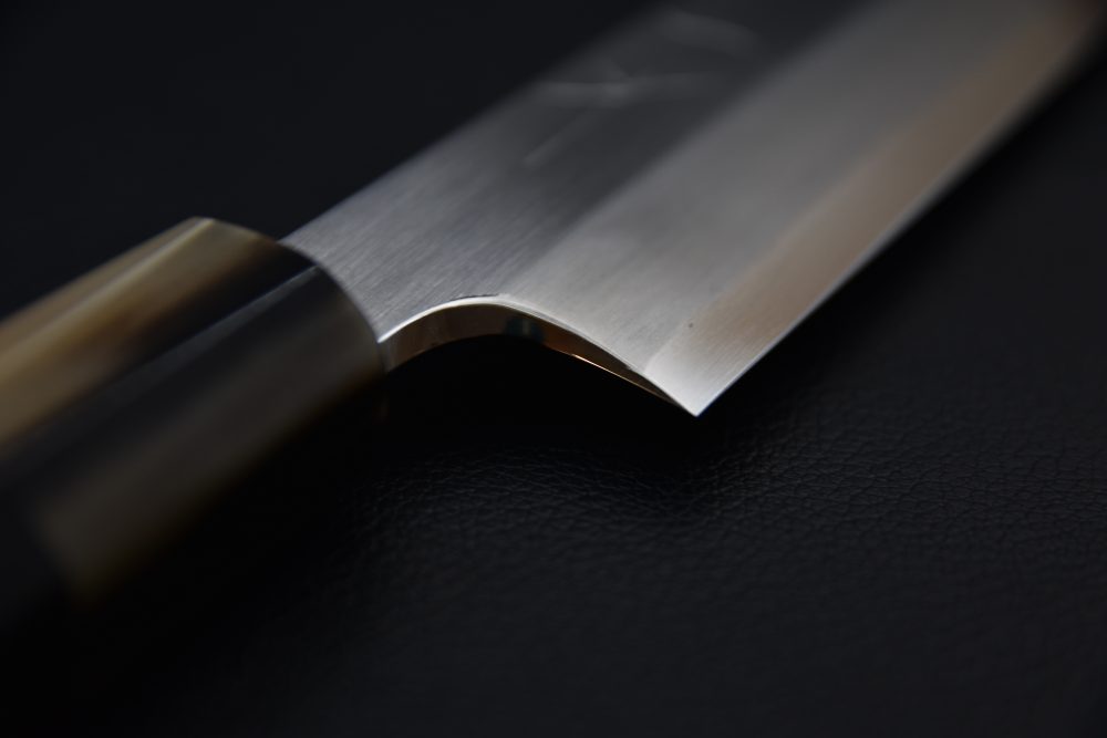 Hitohira Togashi Shirogami #1 Yanagi Sakimaru 300mm Ébène