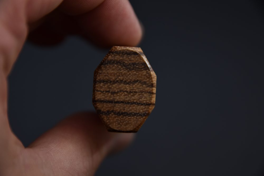 Manche de Taihei Custom Zebrawood Octagonal