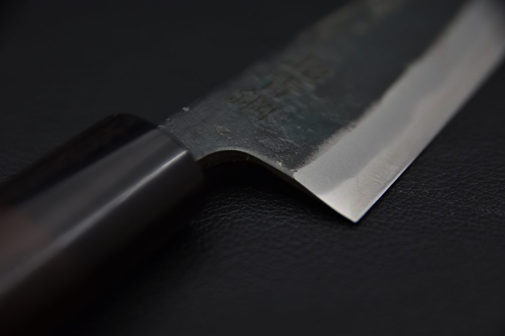 Motokyuuichi Aogami Super Kurouchi Petty 135mm Bois de Rose
