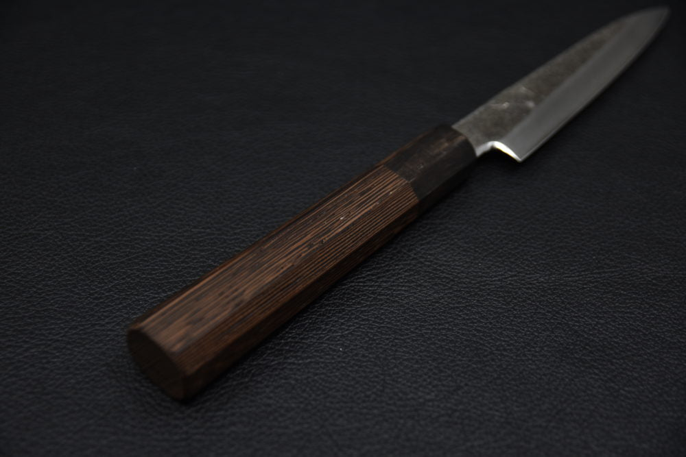 Hitohira Kikuchiyo Rikichi Silver #3 Kurouchi Petty 120mm Tagayasan