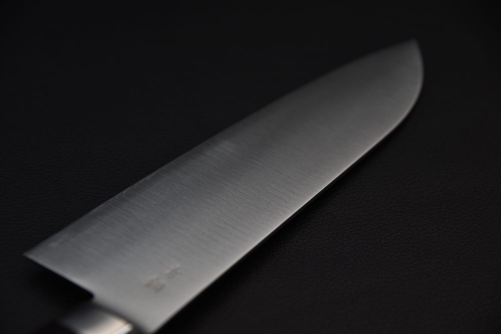 Hitohira Imojiya Aogami #2 Santoku 165mm Pakka