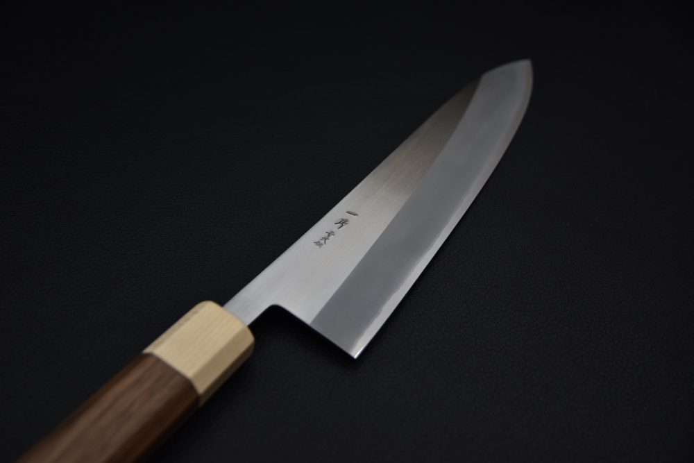 Hitohira TD Aogami #2 Migaki Gyuto 210mm Noyer