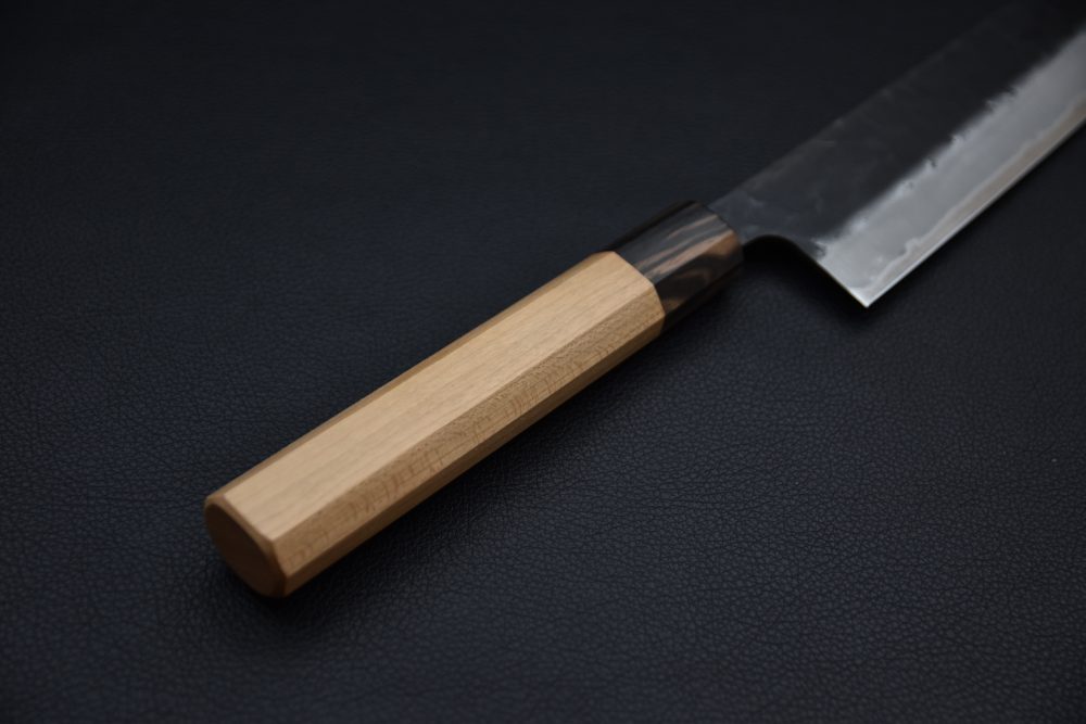 Hitohira Futana SB Kuro Nashiji Kiritsuke Gyuto 210mm Cerisier