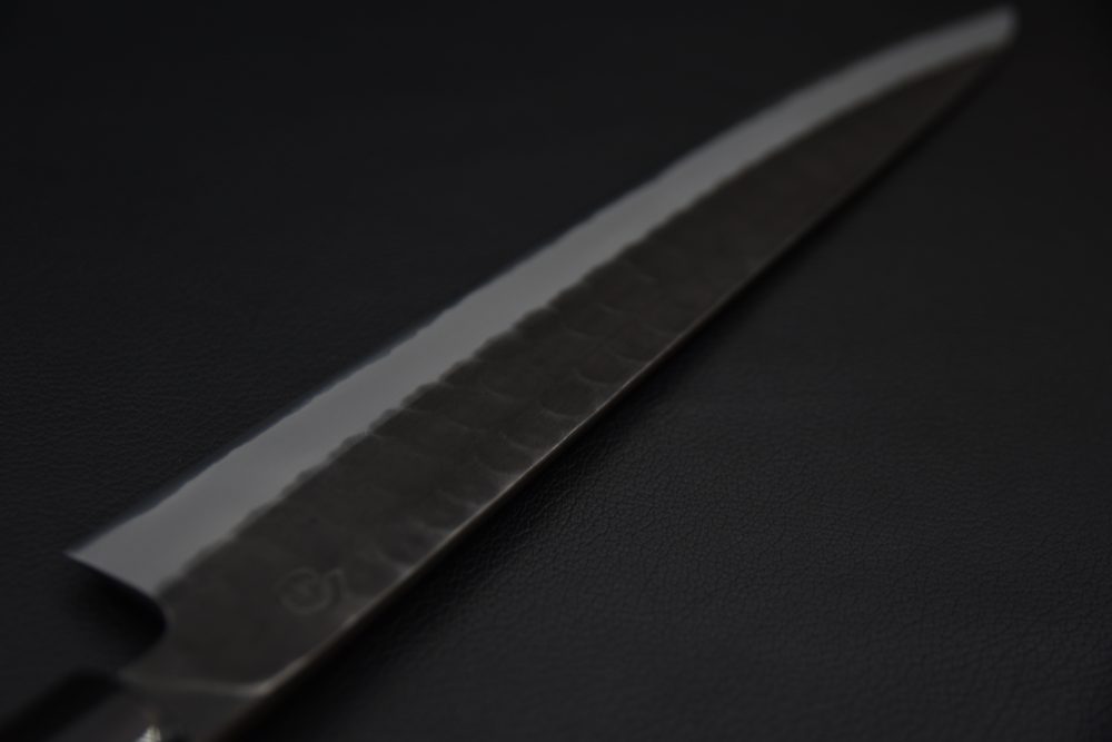 Hitohira Hinode Tsuchime Shirogami #2 Stainless Clad Sujihiki 270mm Ho
