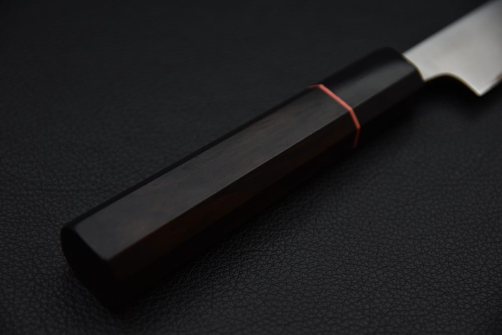 Hatsukokoro Shirogami #2 Jihada petty 200mm Ébène