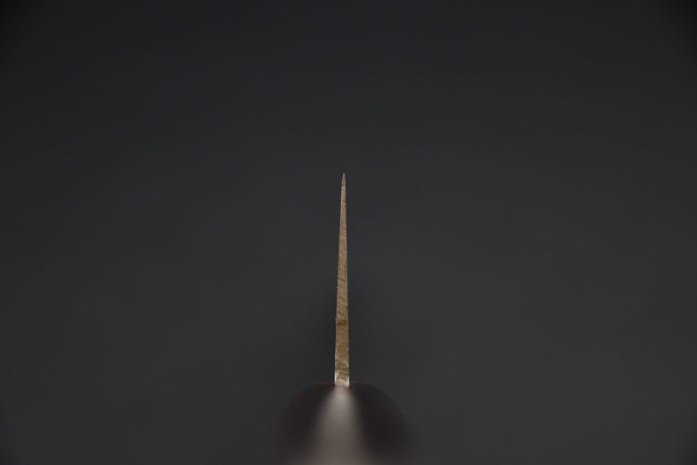 Morihei Hisamoto Vintage SK Santoku 180mm Rosewood